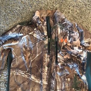 Under Armour cold gear camo quarter zip